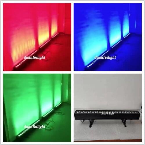 10 pieces/lot high power 18x10w led wash wall strip bar dmx rgbw lyre led wash bar indoor used
