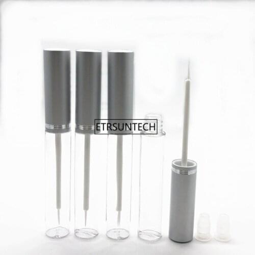 100pcs 5ml Empty Classic Eyeliner Bottle, DIY Plastic Eyeliner Growth Liquid Refillable Tube, Professional Makeup Tools F2297