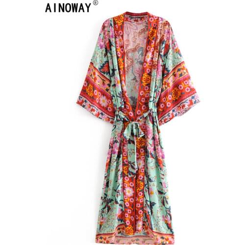 Ainoway Summer Dresses With Sleeves
