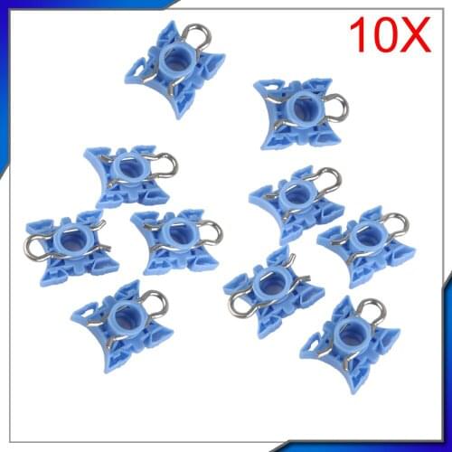 Car accessories 10x blue WINDOW REGULATOR SLIDER CLIP Retainer 51321938884 FOR BMW 318i 323i 325i E32 E34 E36 E92