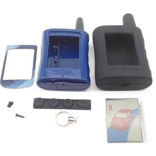 Russia version MA case keychain + LCD display + Silicone Case for scher-khan magicar A Lcd remote controller free shipping