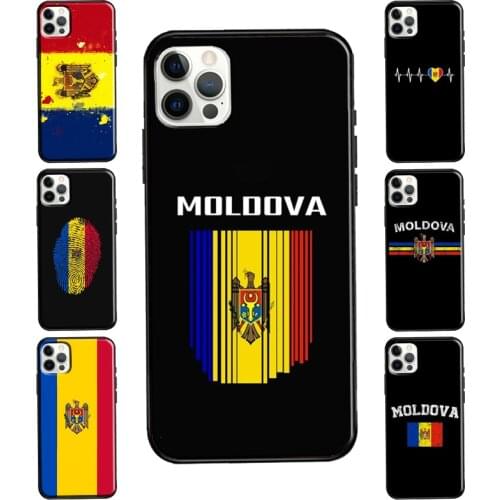 Moldova Flag For iPhone 12 Pro Max 12 mini Case For iPhone 11 Pro XS Max 7 8 Plus SE 2020 X XR Cover