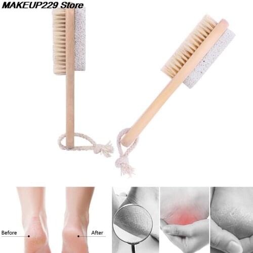 Double Side Foot Rasp File Hard Dead Skin Callus Remover Cleaner Pedicure Feet Files Heel Grater Foot Care Tool Bathroom Brush