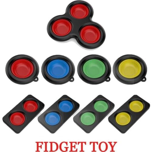 EDC Decompression Finger Fidget Toy Antistress Early Educational Sensory Toys Press Bubble For Adults Baby Children Autism ADHD