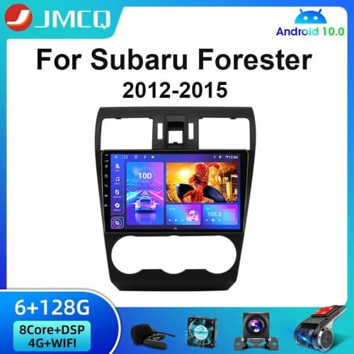 JMCQ 2din Android 10 For Subaru Forester 4 SJ XV 2012-2015 Car Radio Multimidia Video Player Navigation GPS Stereo Head Unit DSP