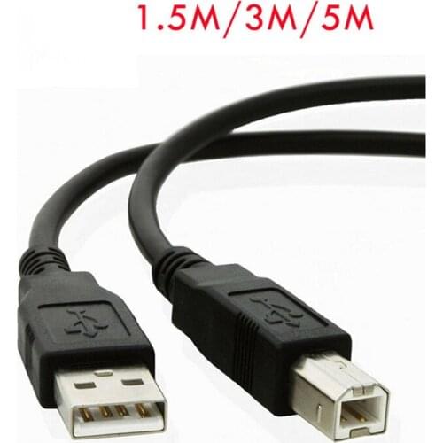 100 pcs Cable USB 2.0 Type A Male to B for Brother Epson Canon Scanner