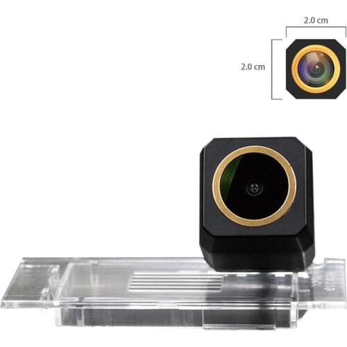 HD 1280x720p Reversing Camera for Renault Kadjar/ Mercedes Benz Smart /Mercedes Smart Fortwo cabrio W453 2015-2018,Golden Camera