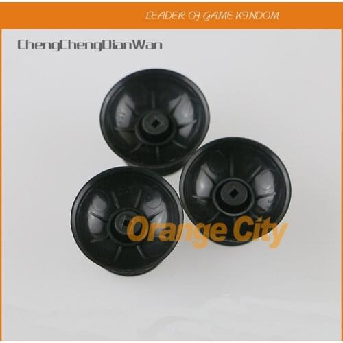 ChengChengDianWan 2pcs 10pcs Black small Hole 3D Analog Joysticks Cap Thumbstick caps mushroom for Wii U Controller