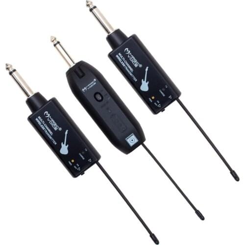 MAGICVOICE MV-19590 UHF GUITAR TYPE WIRELESS MICROPHONE SET of THREE
