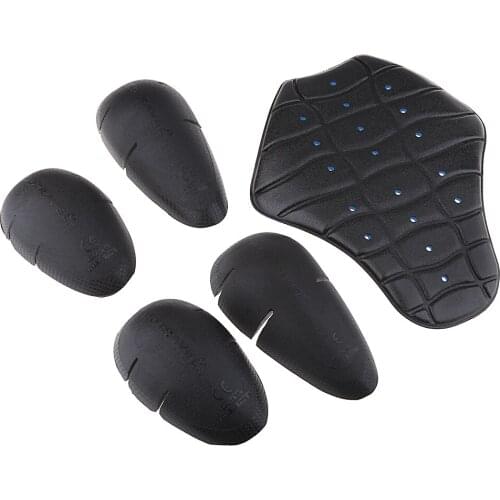 Motorcycle Armour Gear Shoulder+Knee+Back Biker Motocross Protector Pads