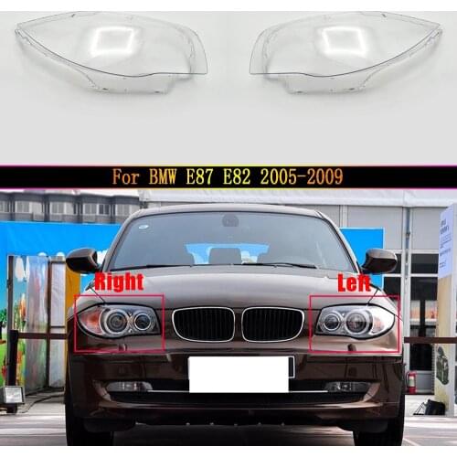 Headlight Lens For BMW E87 E82 2005~2009 Headlamp Cover Car Replacement Auto Shell Headlight Repair