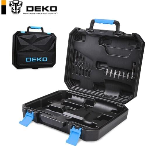 DEKO BMC Plastic Tool Case for 20V Cordless Drill GCD20DU3 not include Cordless Drill with Drill B