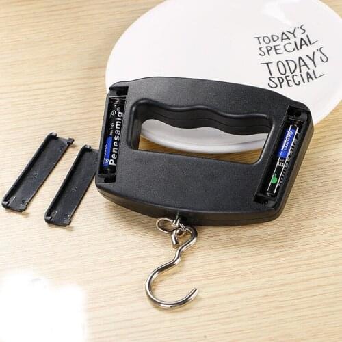 50Kg Mini Portable Electronic Scale Weight Luggage Scale Digital Fishing Travel Stainless Steel Hook Scale