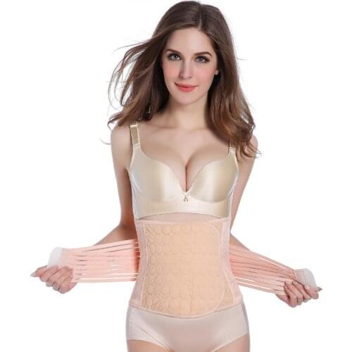 Abdomen belt waist belt thin waist waist tied with summer thin section body suit girdle girdle bound belly Body Shaping