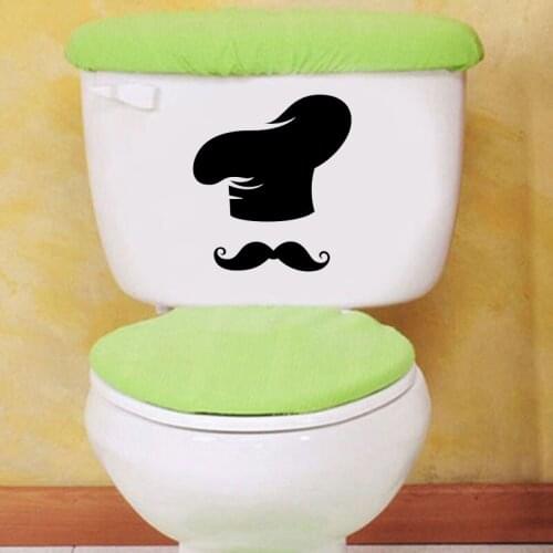 Chef Restaurant Fashion Home Decor Toilet Decal Wall Sticker Vinyl 6WS0151