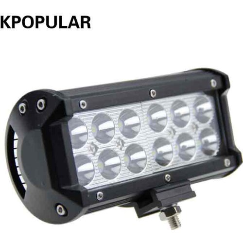 36w working light LED beam additional lights LED headlights for cars beam led bar searchlight for cars LED spotlight for SUV