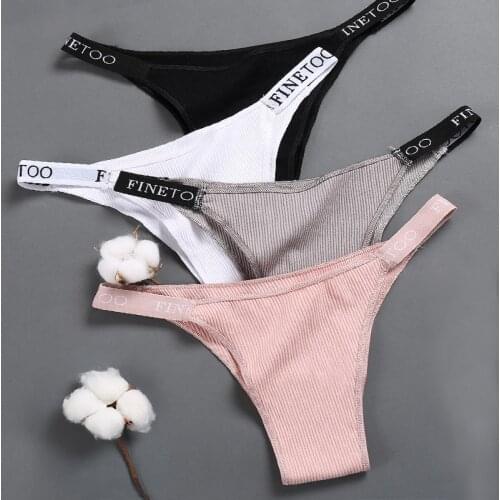 Womens Panties Cotton Briefs Female Underpants Sexy Panties Thong Pantys Underwear Solid Color Intimates Lingerie for Women