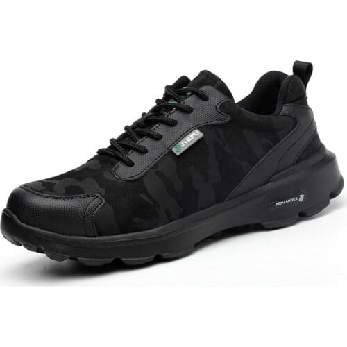 Safety shoe breathable steel head anti-smashing anti-piercing insulation electrical safety work shoes men and women