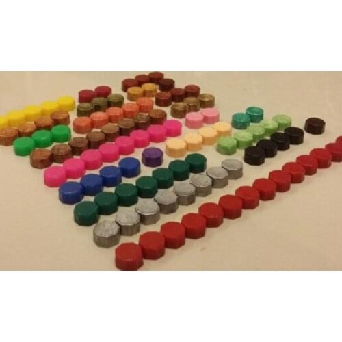 100pcs/lot Vintage Sealing Wax Tablet Pill Beads for Envelope Wedding Wax Seal Ancient Wax Seal Stamp with plastic bag
