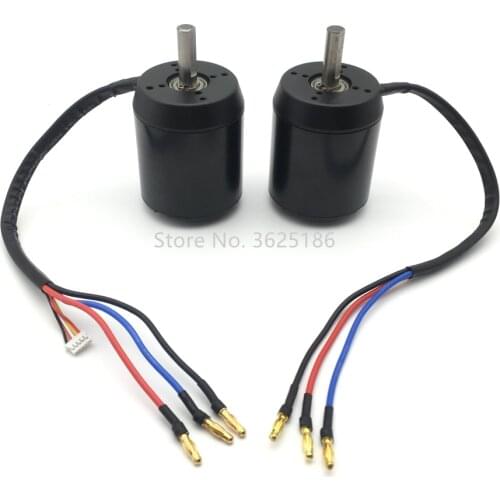 6384 120KV BLDC outrunner brushless 10mm shaft motor 24-36V SL sensored SD sensored for electric balancing scooter skateboard