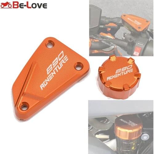 Hot For KTM 890 Adventure R ADV 2020-2021 Motorcycle Accessories Front & Rear brake Fluid Cylinder Master Reservoir Cover Cap