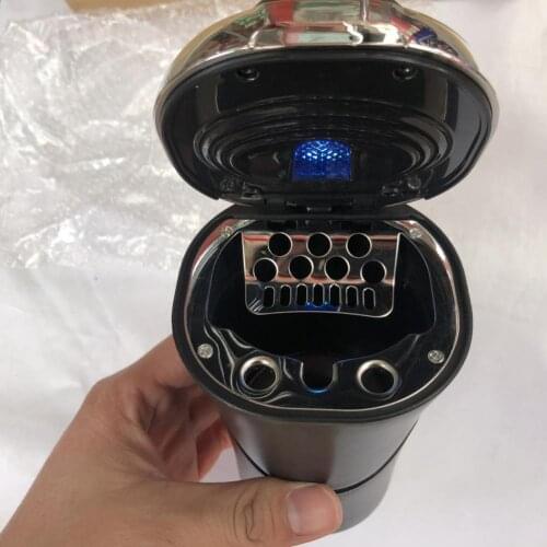 Car Light Up Ashtray Detachable Smokeless Ash Holder Cup with LED Light for Vehicles