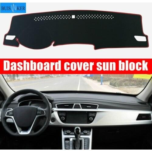 Car Dashboard Cover Mat Pad Sun Shade Instrument Protect Carpet Accessories For GEELY Atlas 2016 2017 2018