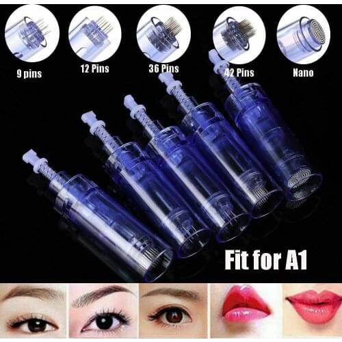 FDA 10PCS Needle Cartridge Bayonet For Derma Pen Dr pen A1 Nano / 9 /12/ 36/ 42 pin/ Nano Cartridge Dr. Pen Tattoo Micro Needle