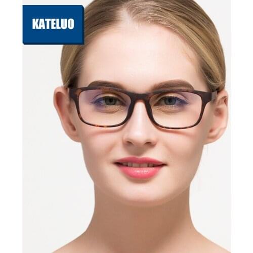 KATELUO 2020 Womens Computer Goggles Anti Blue light Laser Fatigue Radiation-resistant Glasses Eyeglasses Frame for Women 9219