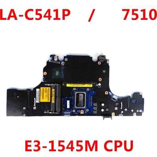 FOR Dell Precision 7510 Laptop Motherboard w/ E3-1545M v5 cpu la-c541p HKD42 0HKD42 CN-0HKD42