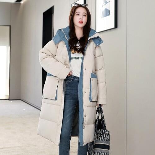 Winter Oversize Coat Women Jacket Women Parka Thick Long Down Cotton Coat Hooded Women Jacket