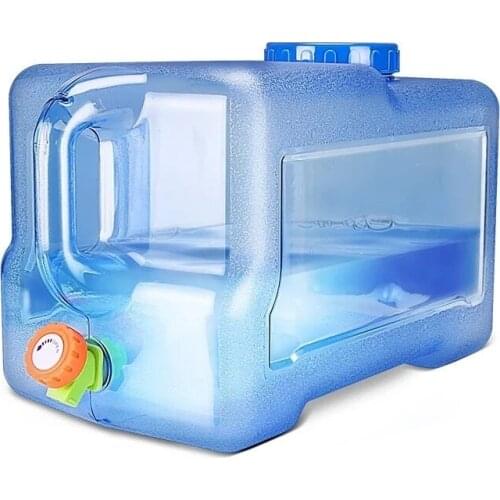 Portable Outdoor Fresh Water Tank/Bucket with Fittings Motorhome Camper Boat RV