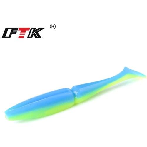 FTK Fishing Lure 90mm 105mm Astringency Silicone Wobbler Bass Artificial Bait Odor Attractant Fishing Soft Lure