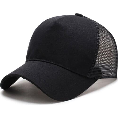 Adjustable Mesh Back Cap Athletic Trucker Hat Mesh Baseball Cap Dad Hat Outdoor Summer Sun Hat Fishing Hiking Camping Sports Cap