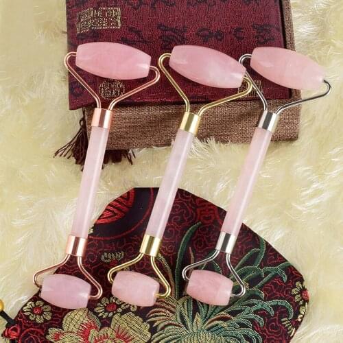 Natural Stone Facial Massage Roller Manual Massage Body Head Portable Beauty Health Care Tools