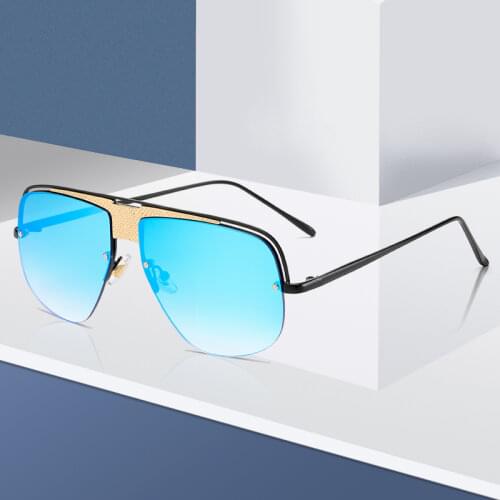 Fashion Square Sunglasses Brand Designer Women Men Vintage Metal Sunglasses Luxury Retro Sun Glasses UV400 Shades gafas de sol