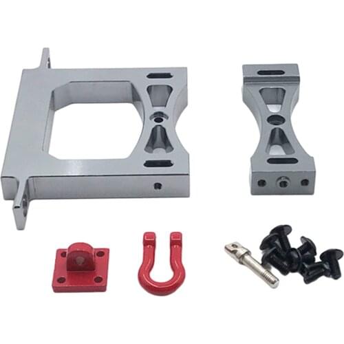 1/16 RC Rear Bumper +Trailer Hook for WPL B14 Model Trucks DIY Accessory