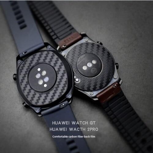 2PCS Watch back film for Huawei GT 1 46mm/GT2/GT2e Carbon Fiber Back Screen Protector huawei watch 2 pro film