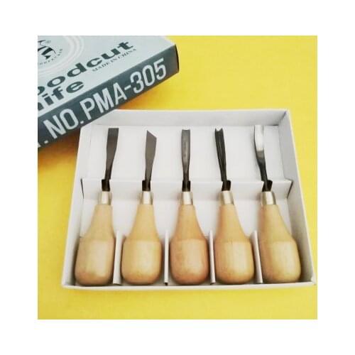 5Pcs Professional Wood Carving Hand Chisels Tools Set Woodworking Gouges Lathe For Home DIY Equipment Hand Tools