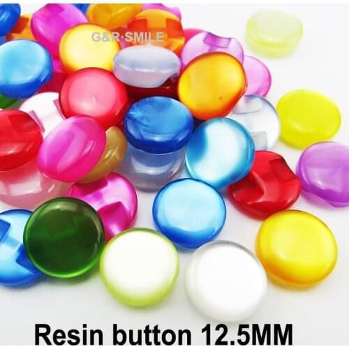 50PCS white Transparent RESIN PEARL buttons garment decoration brand button coat boots sewing clothes accessory R-073g