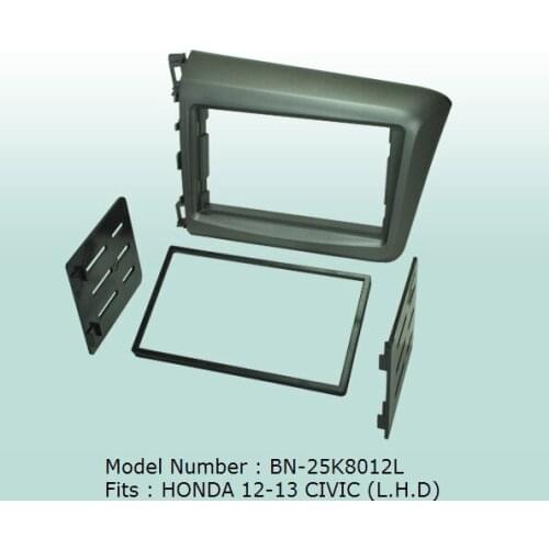 Car Fascias Stereo Radio Audio Panel Navigation Frame Dash Kit For Civic 2012 2013 2014 2015 Left Hand Drive