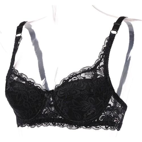 New Lace Ultra-thin Bra Plus Size Bras For Women Sexy Gathered Underwear Breathable Comfort Women Push Up Bra