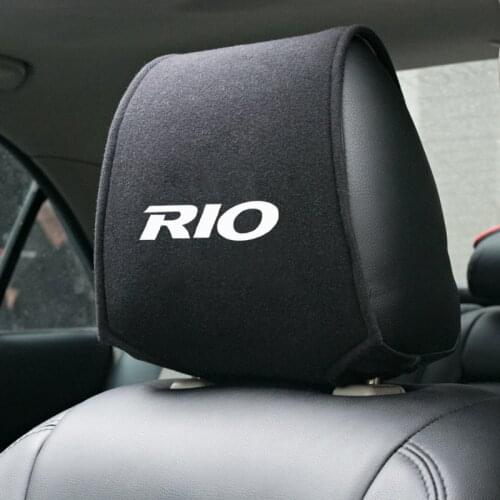For KIA Rio K2 K3 K4 K5 KX3 KX5 QL Cerato Soul Forte Sportage Hot car headrest cover Accessories Car Styling 1pcs