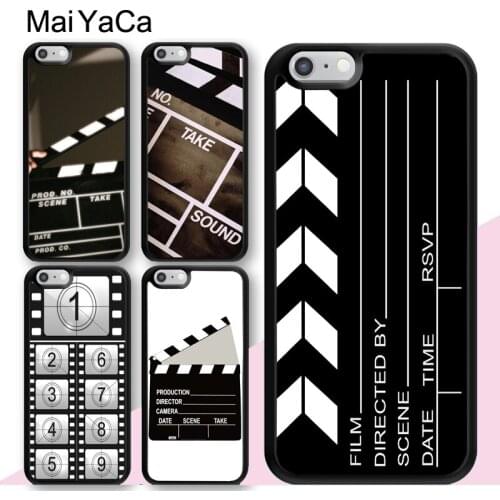 MaiYaCa Film Movie Clapperboard Clapper Board Case For iphone 12 mini 11 Pro MAX X XR XS MAX SE 2020 6S 7 8 Plus 5S Cover