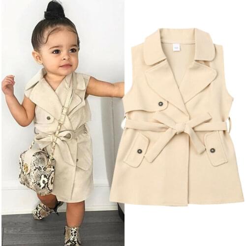 Kids Baby Girls Coat Jacket Toddler Jumpsuit Romper Dress Outfits Autumn Set Uk