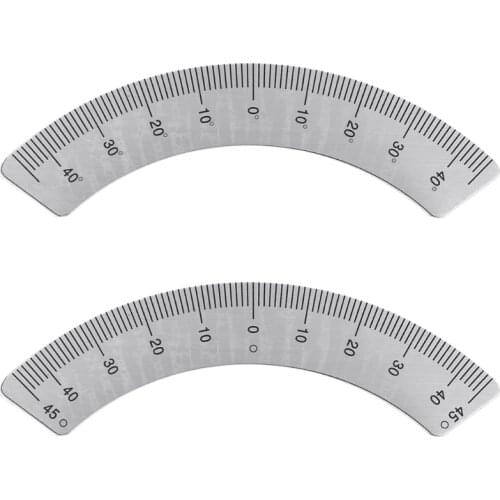 Angle Plate Scale ruler 45 Degree Angle Arc M1197 Protractors Milling Machine Part - Measuring Gauging Tools