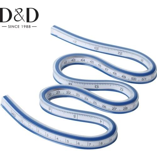 1Pc Flexible Curve Ruler 50cm Sewing Measure Ruler for Engineering Drawing Garment Template Ruler DIY Patchwork Accessories
