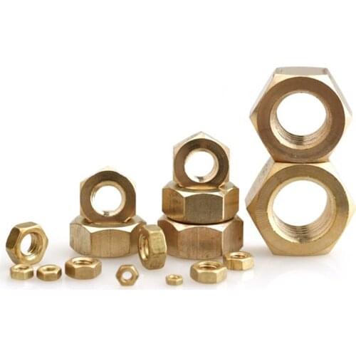 Copper nut/copper nut/copper hexagon nut screw cap screw female M1.4M1.6M2M2.5M3M4M5-M20
