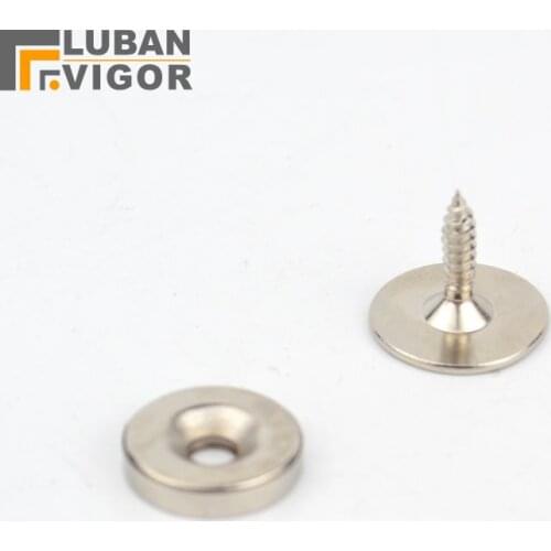 Sliding door suction Micro-strong magnetic absorption, Wide range of applications,Circular magnets with hole, Furniture Hardware