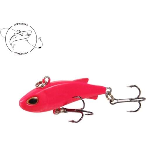 Mini VIB 10pcs/set 4.5cm/4g Plastic Hard Bait With Sharp Treble Hook Wobblers Sinking Swimbait Submersible Trembling Swing